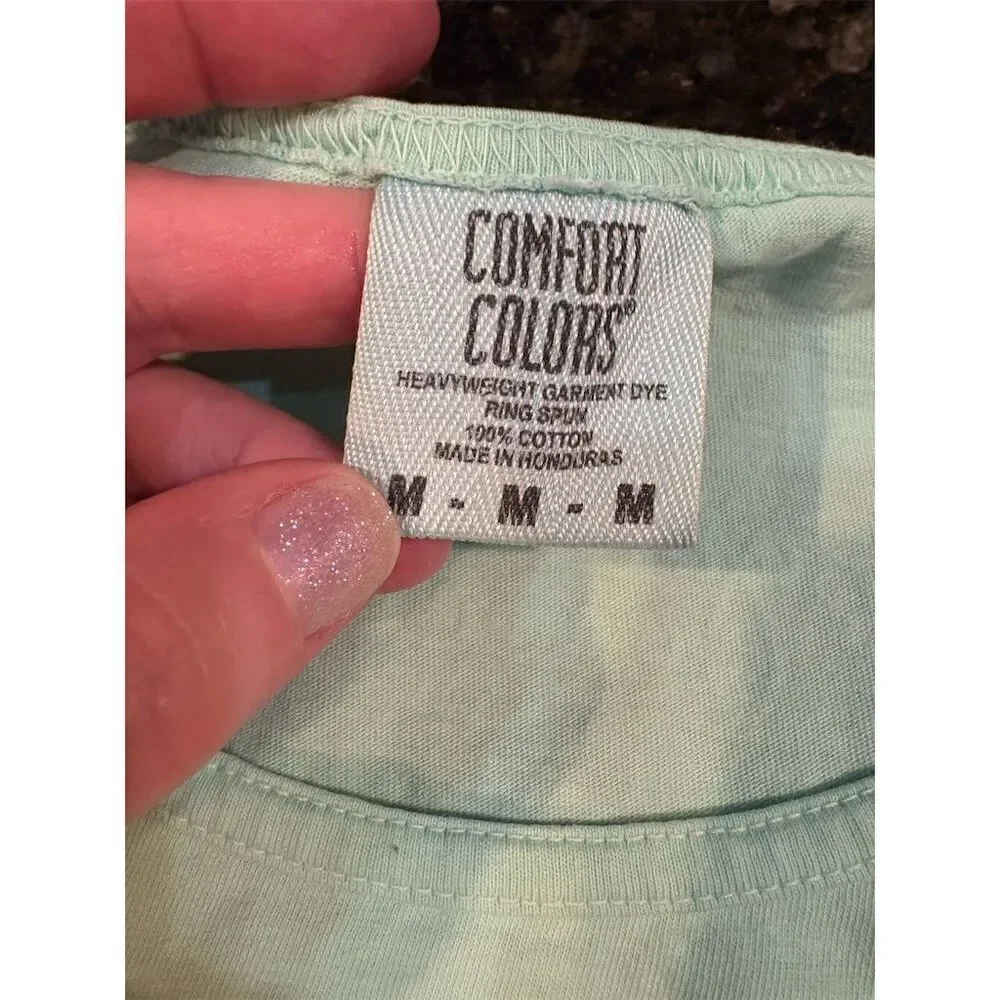*3/$15 Girly Girl Women's Sleeveless Green Tank Top Size M Casual Summer - Picture 7 of 8